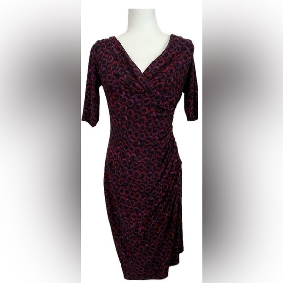 Ralph Lauren Dresses & Skirts - Ralph Lauren Black and Red Midi Dress